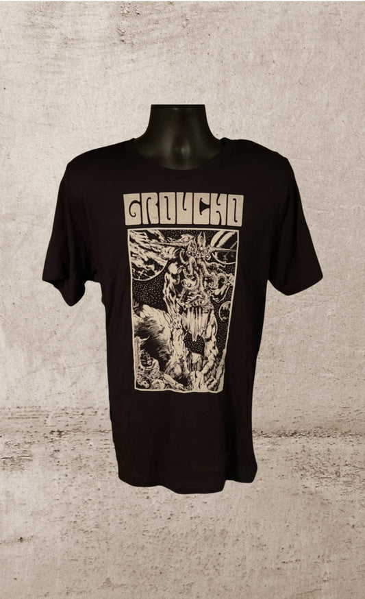 GROUCHO Black Cthulhu Short Sleeve Design